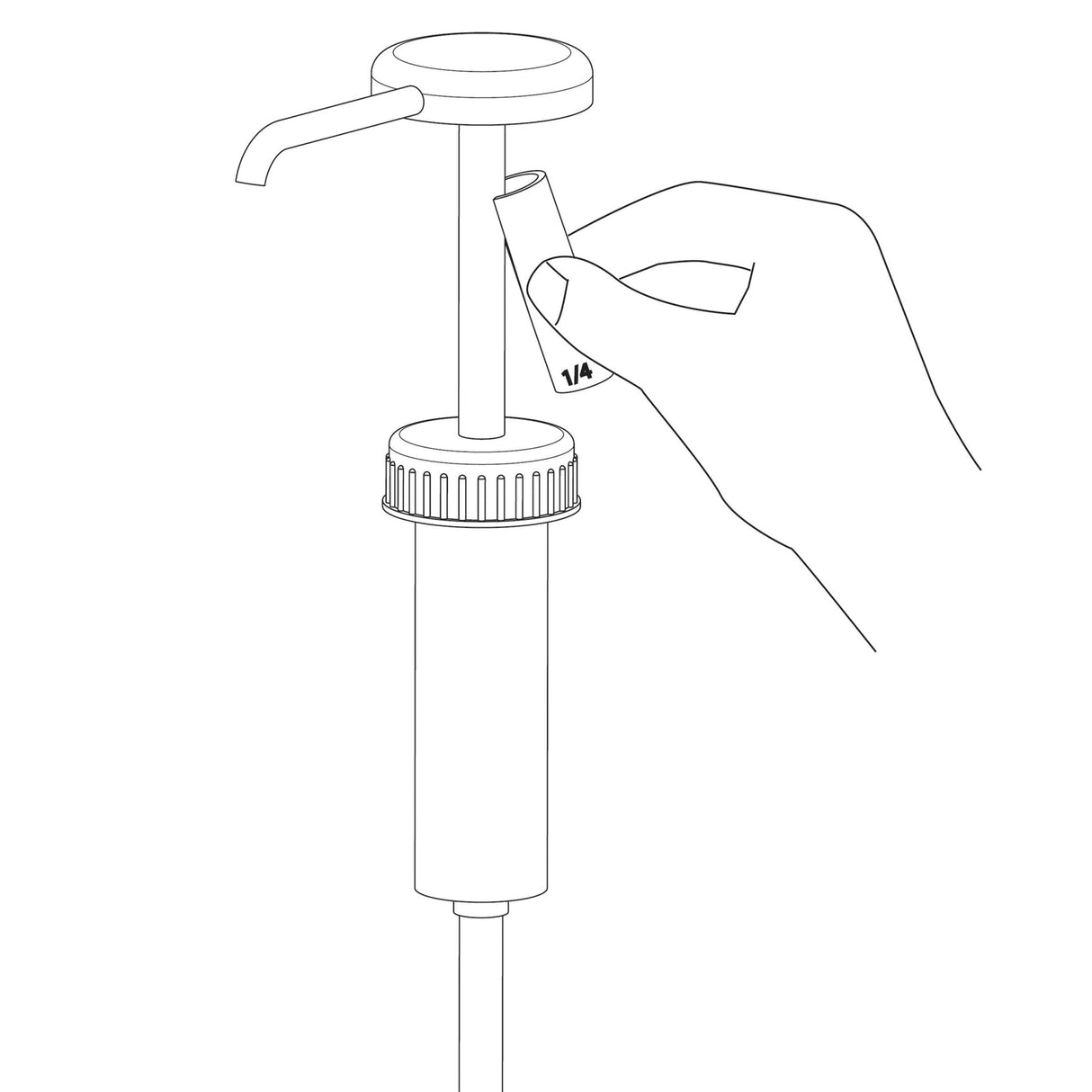 Pump Dispenser with 3 Restrictors Set