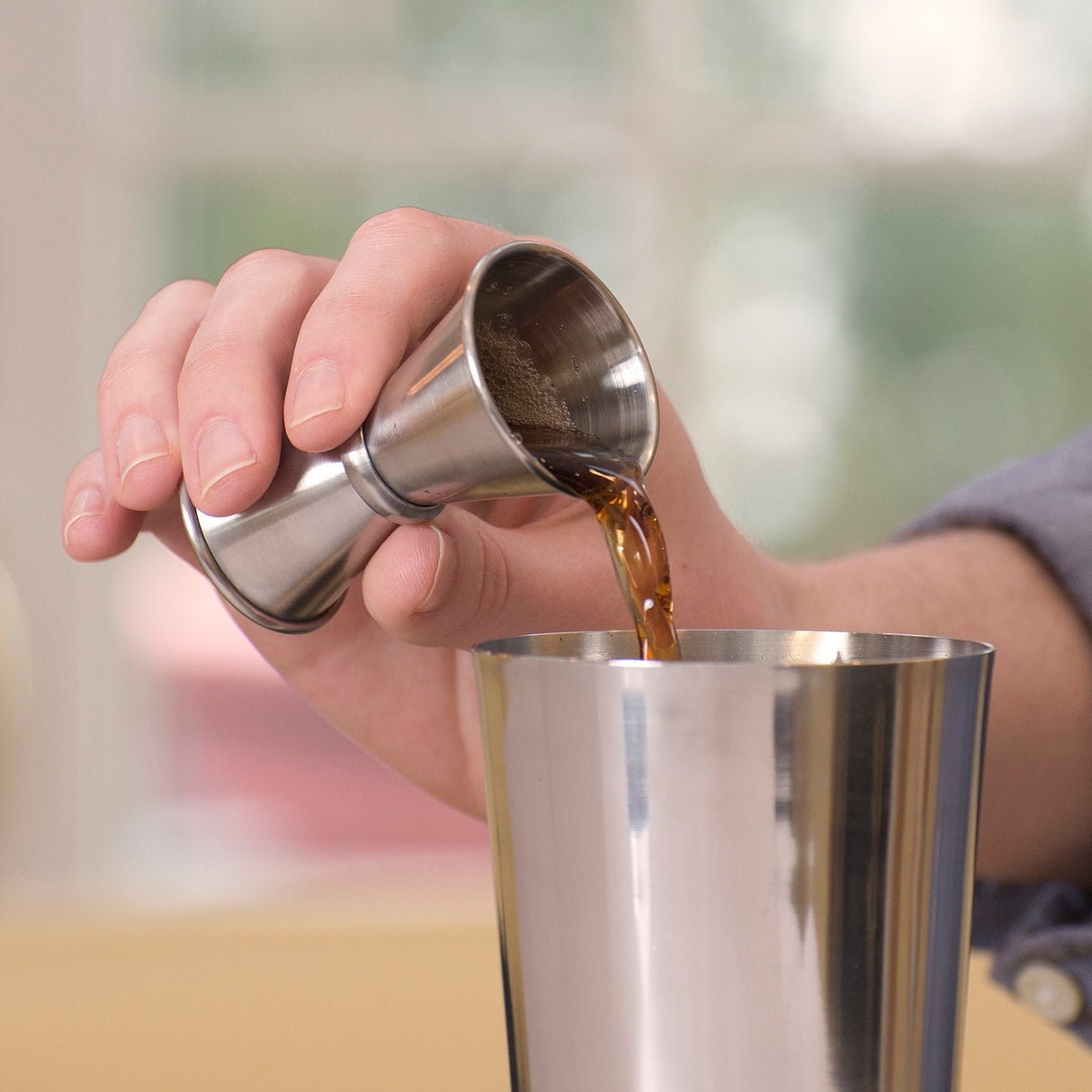 Japanese-Style Jigger, Stainless Steel