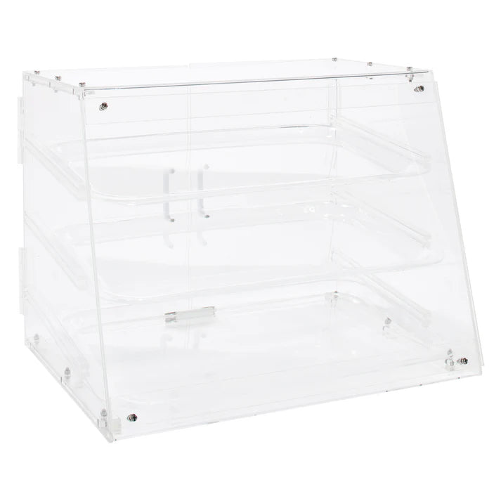 Acrylic Tiered Display Case: Showcase Pastries & Breads in Style
