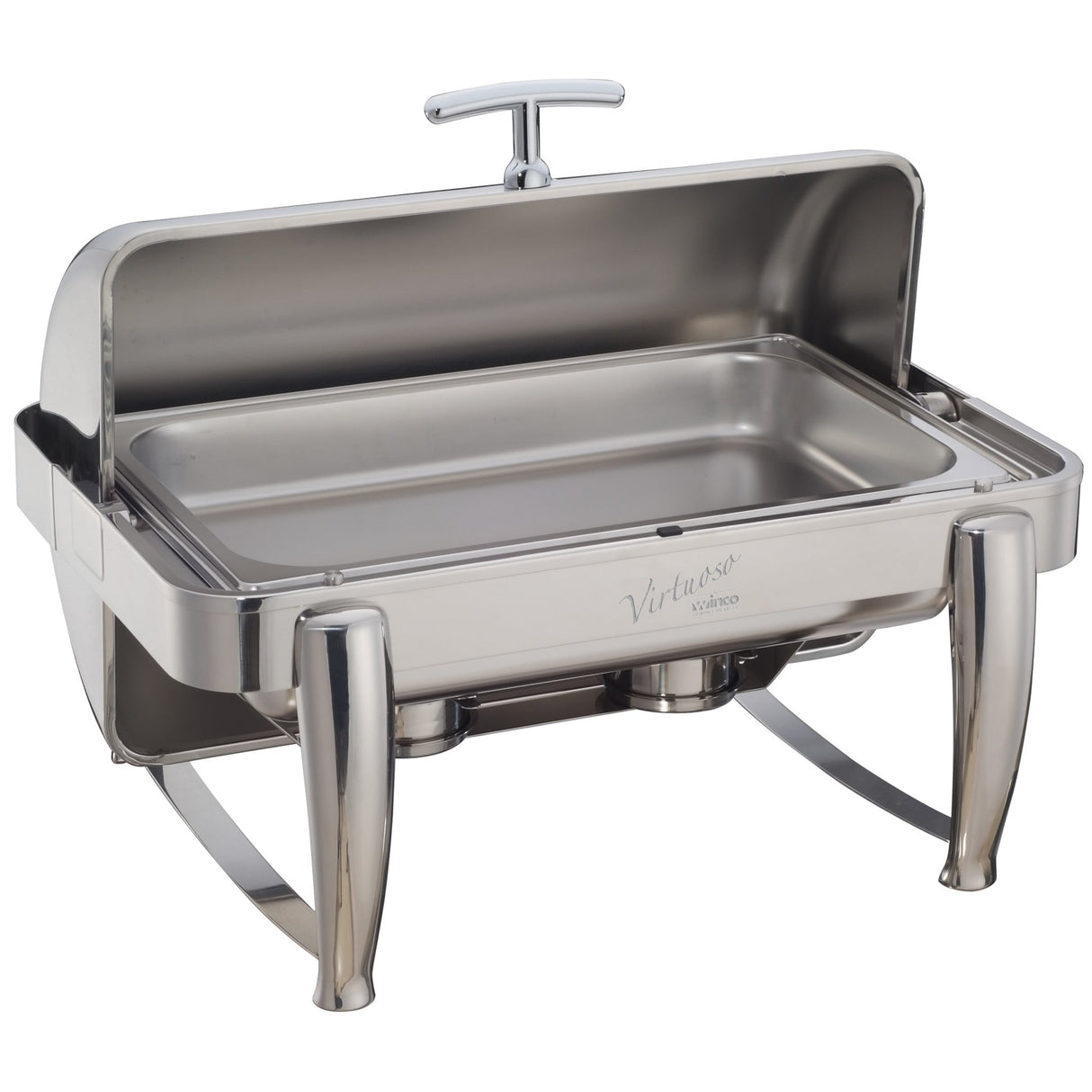 Virtuoso Collection 8 Quart Full-size Roll-Top Chafer, Extra Heavyweight