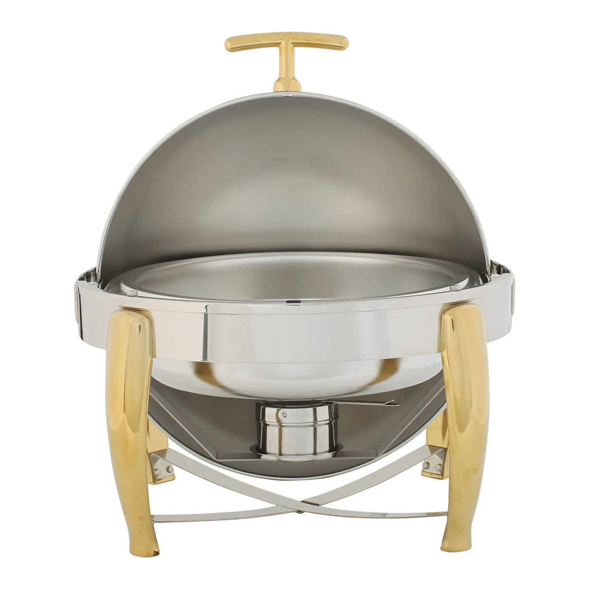 Virtuoso Collection 6 Quart Full-size Roll-Top Chafer, Extra Heavyweight