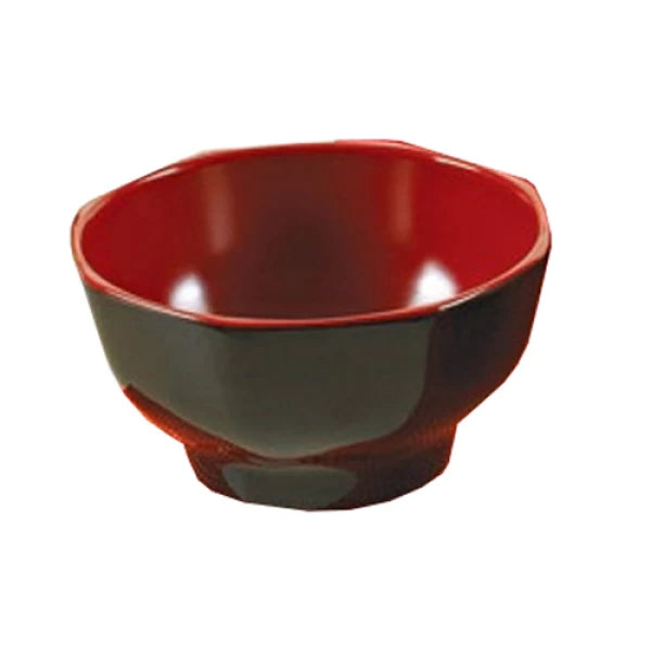 Yanco BLACK & RED 4 5/8" BOWL 10 OZ