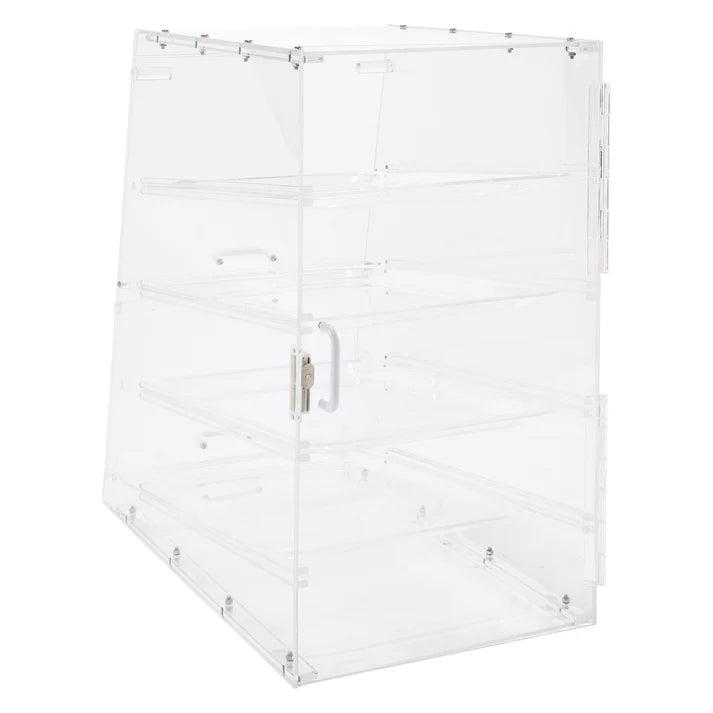 Acrylic Tiered Display Case: Showcase Pastries & Breads in Style