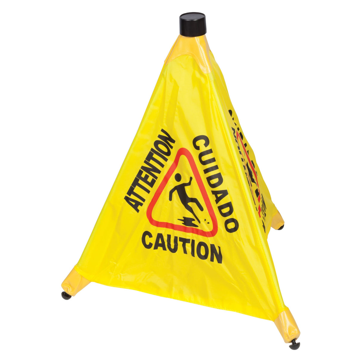 Caution Sign, Pop-up Safety Cone with Storage Tube