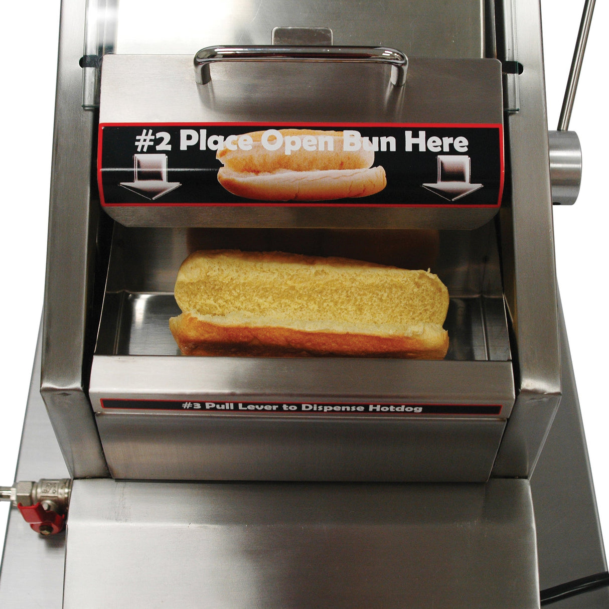 BenchmarkUSA "Dog House" Hot Dog Cooker & Dispenser