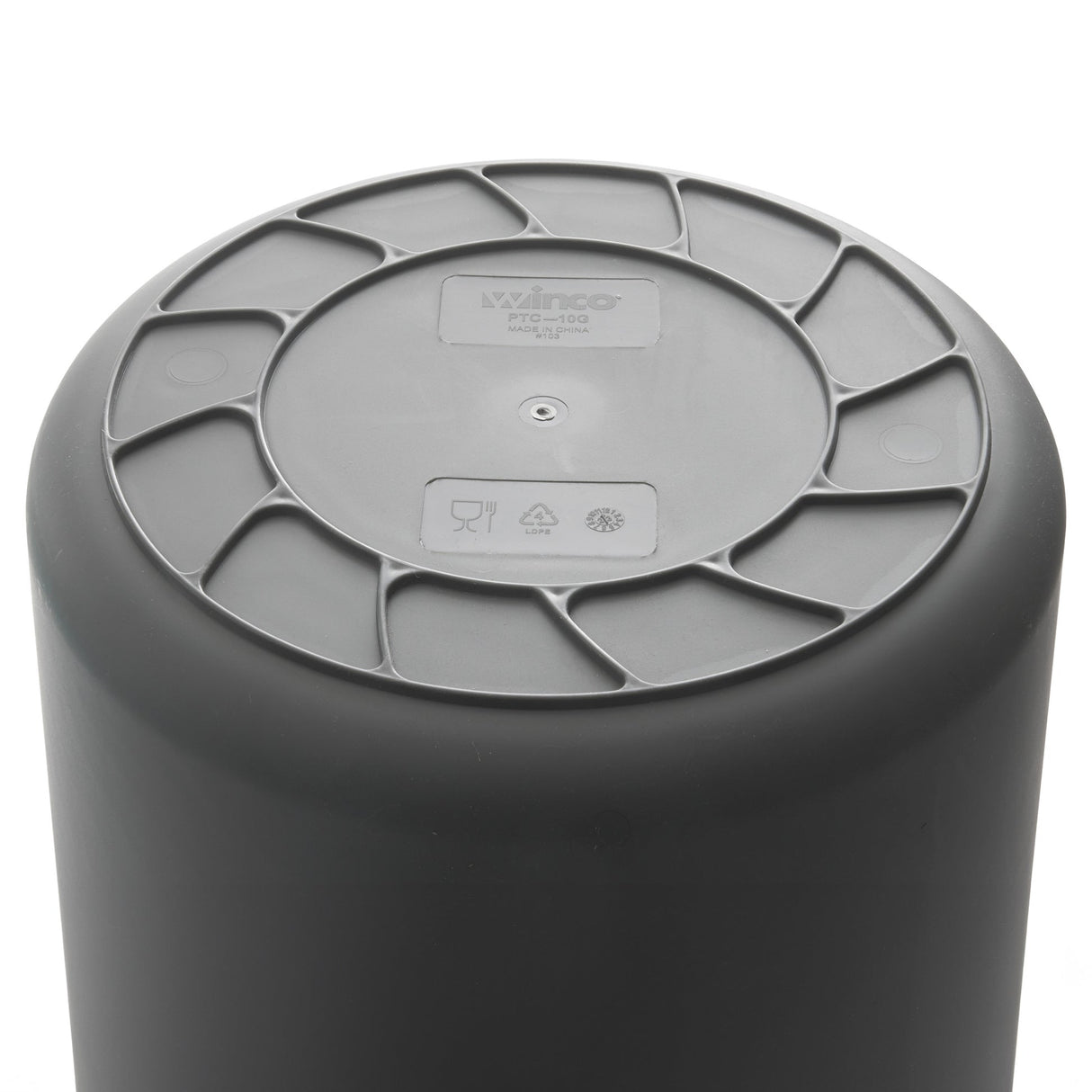 Heavy-Duty Round Trash Can