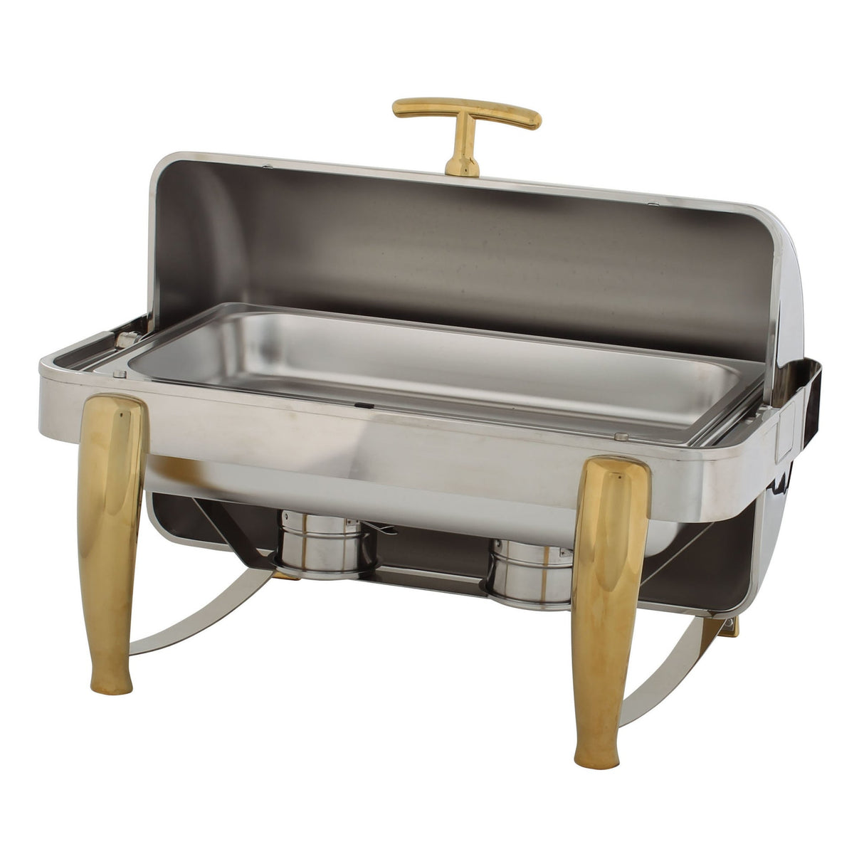 Virtuoso Collection 8 Quart Full-size Roll-Top Chafer, Extra Heavyweight