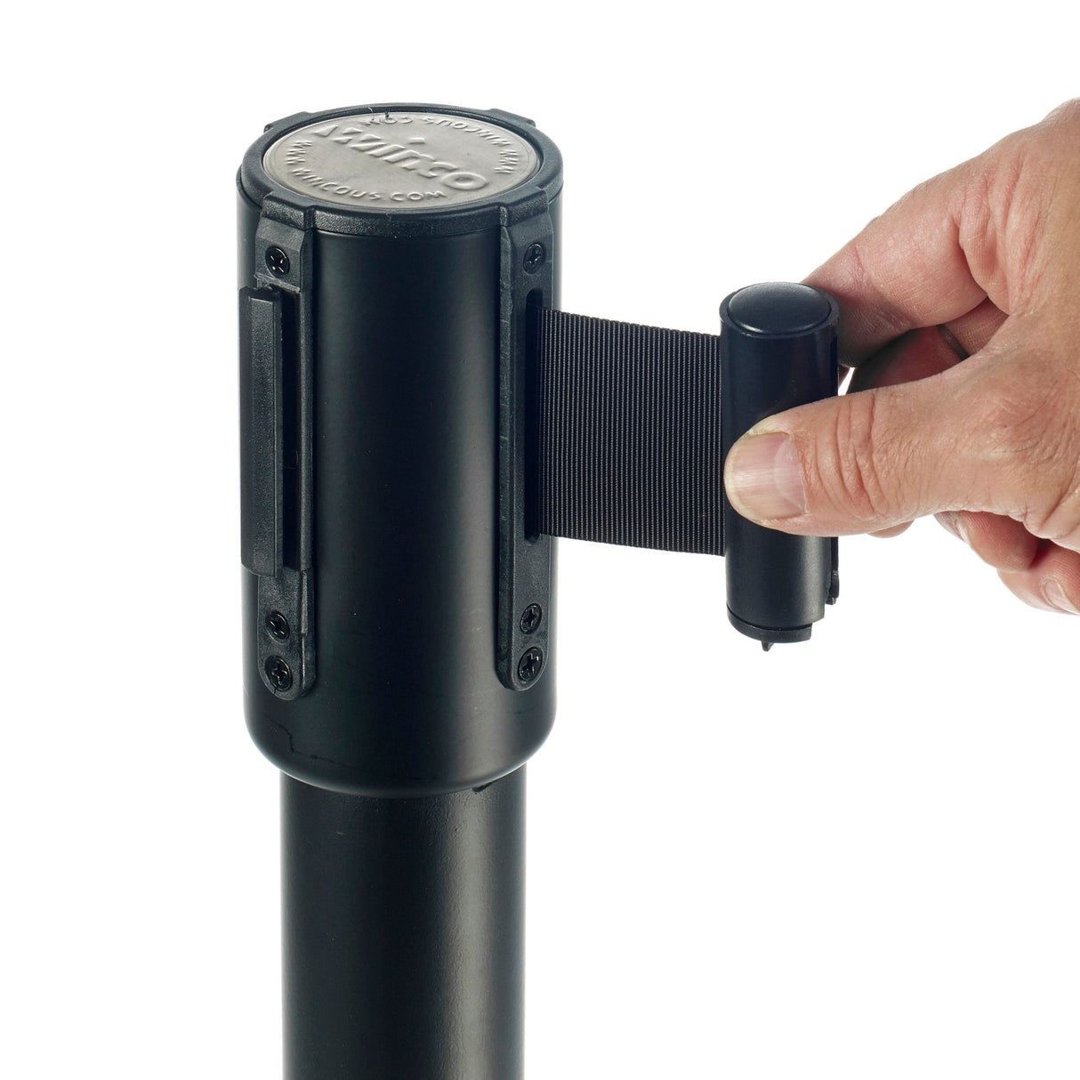 Stanchion Post with Retractable Belt