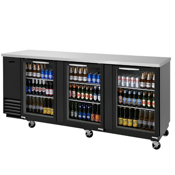 Glass Door Bar Refrigerator TBB-4SG-N (Free Shipping)