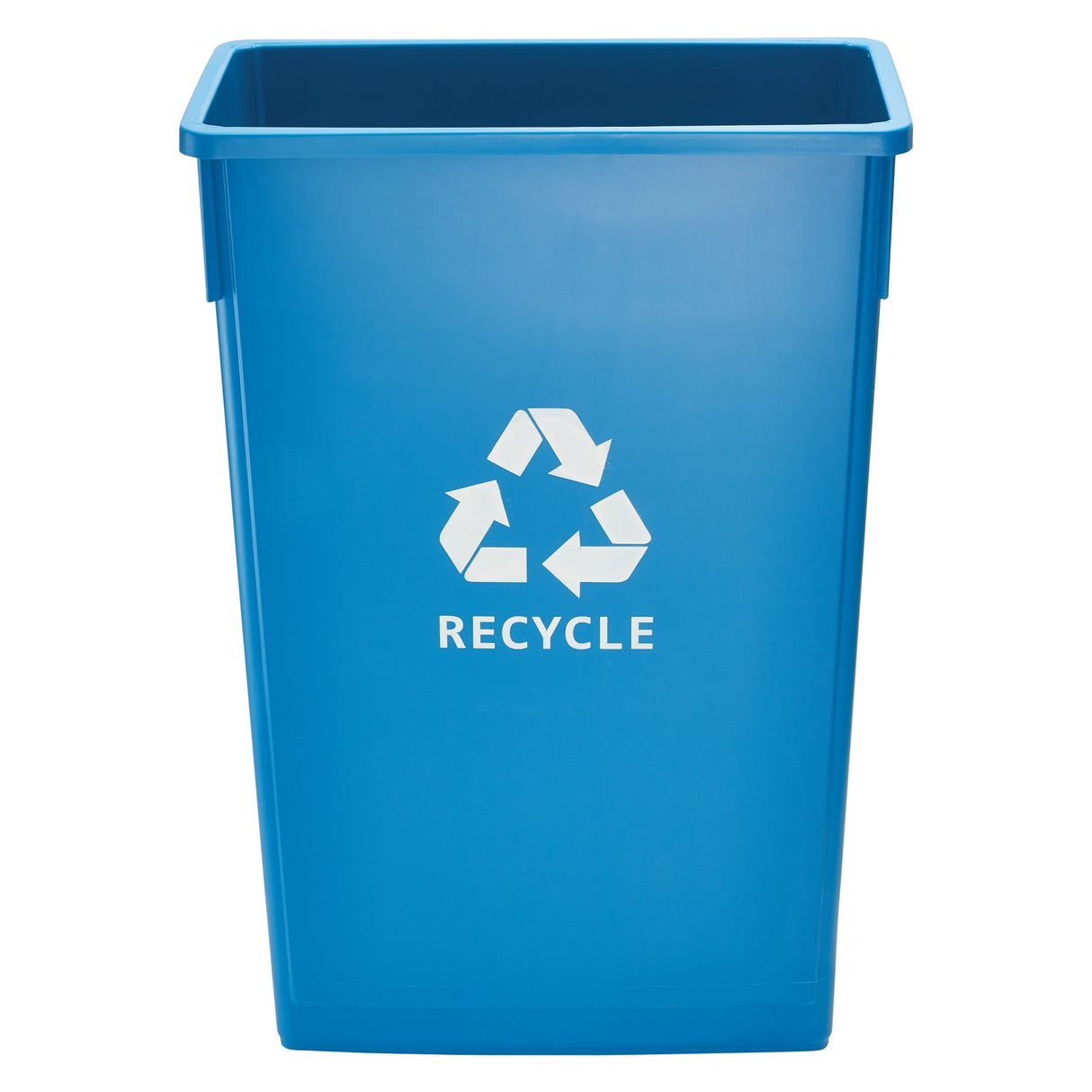 23 Gallon Slender Trash Can, Blue, Recycle