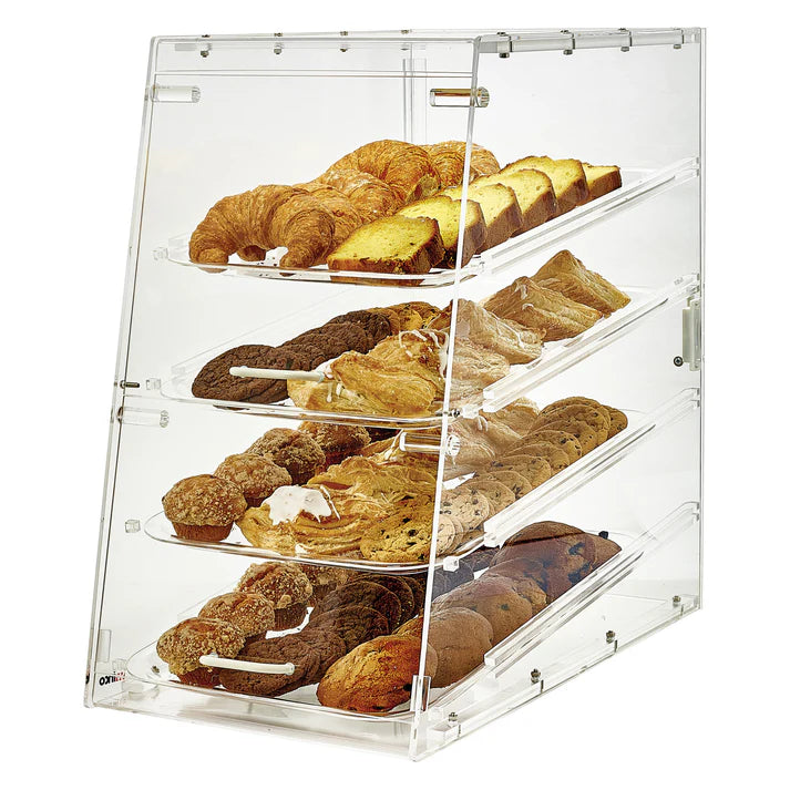 Acrylic Tiered Display Case: Showcase Pastries & Breads in Style