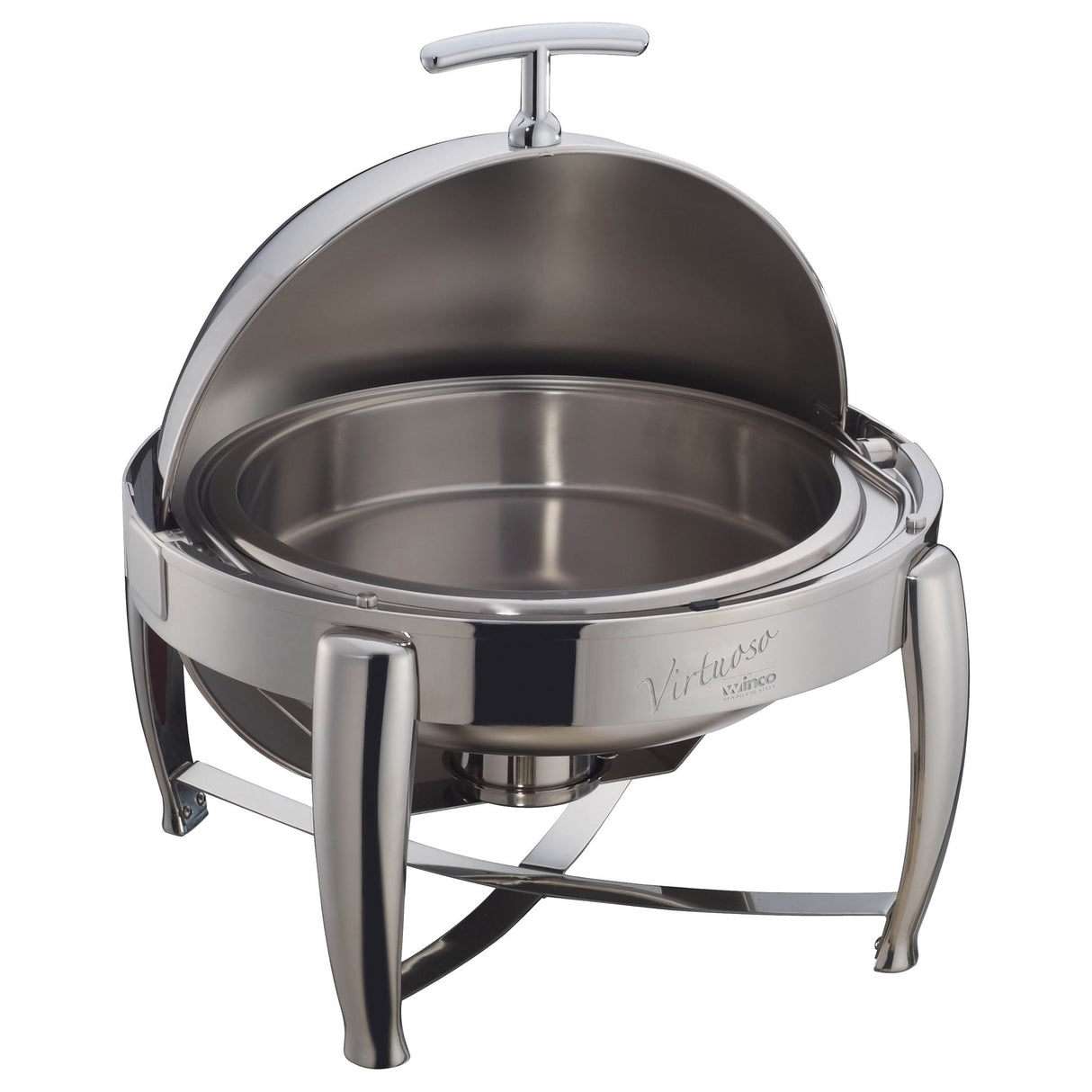 Virtuoso Collection 6 Quart Full-size Roll-Top Chafer, Extra Heavyweight