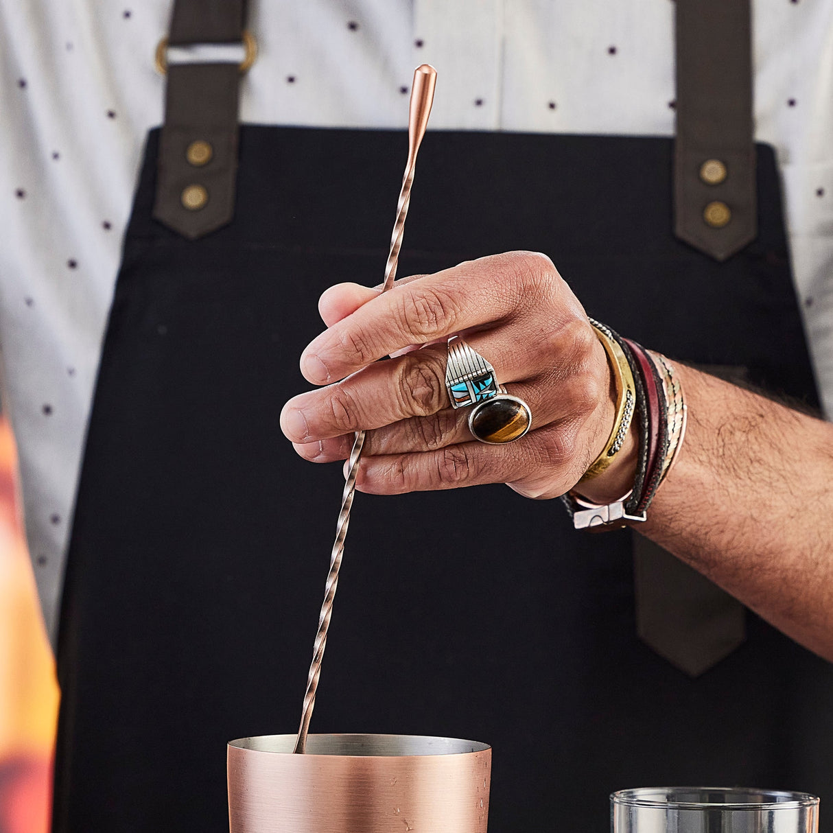 After5 Bar Spoon, Antique Copper
