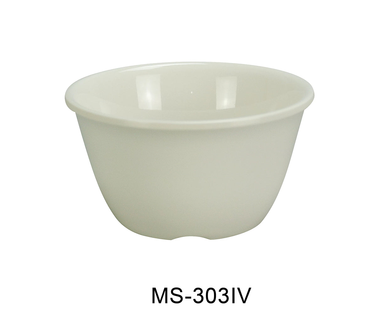 Yanco MILE STONE 4" X 2"H BOUILLON CUP - 7 OZ IVORY