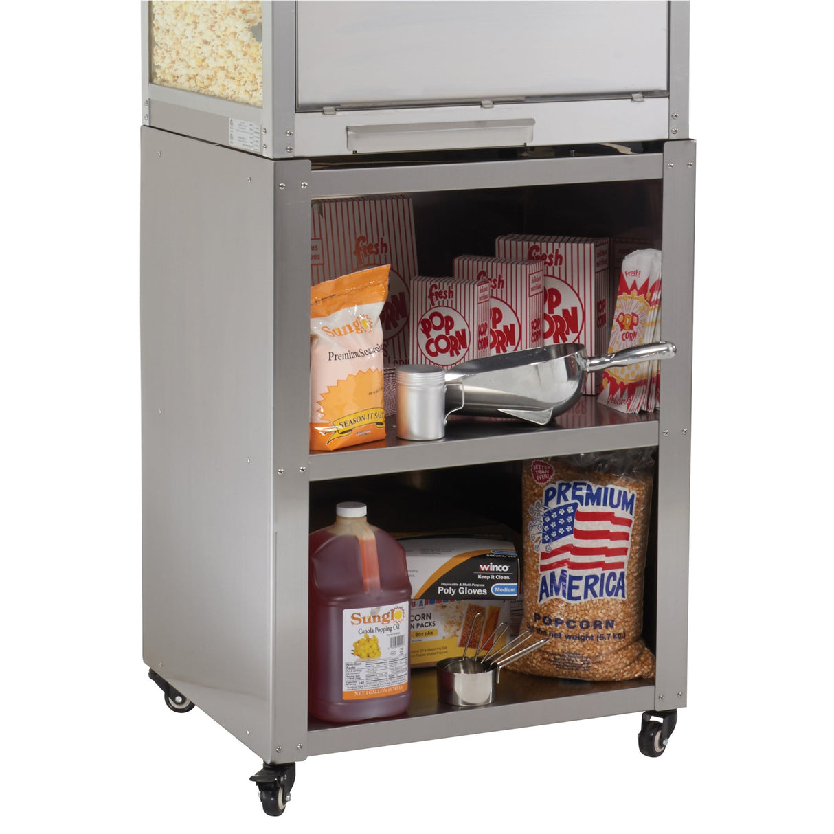 BenchmarkUSA "Silver Screen" Popcorn Machine Pedestal for 11147
