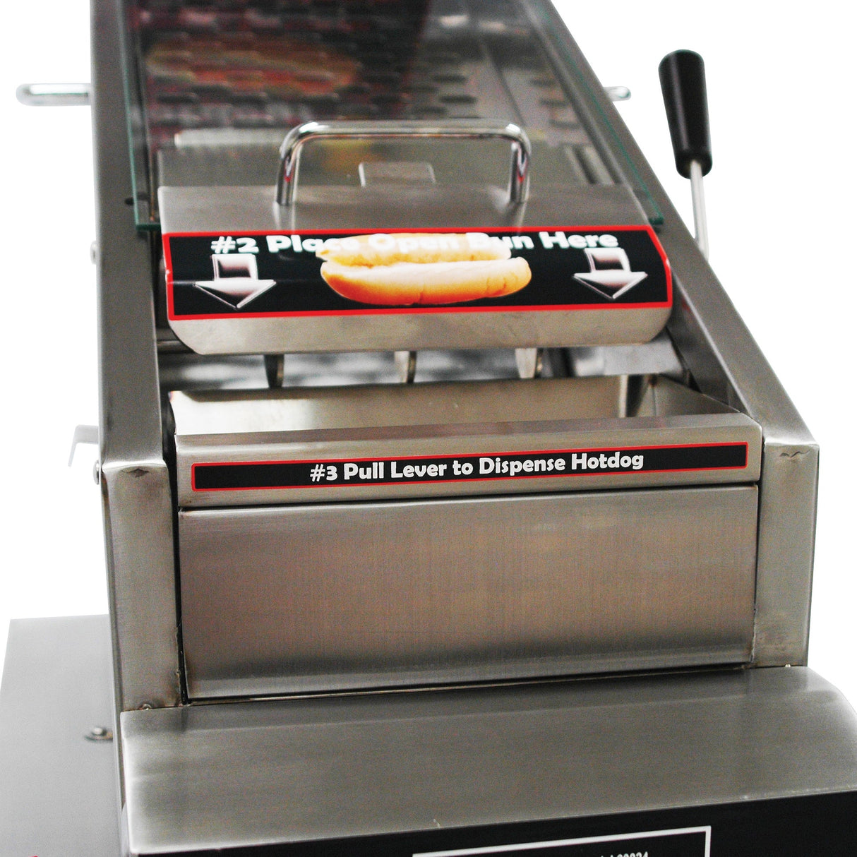 BenchmarkUSA "Dog House" Hot Dog Cooker & Dispenser