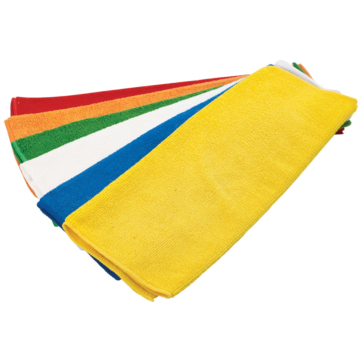 Microfiber Towel, 16" x 16", 6 Pack