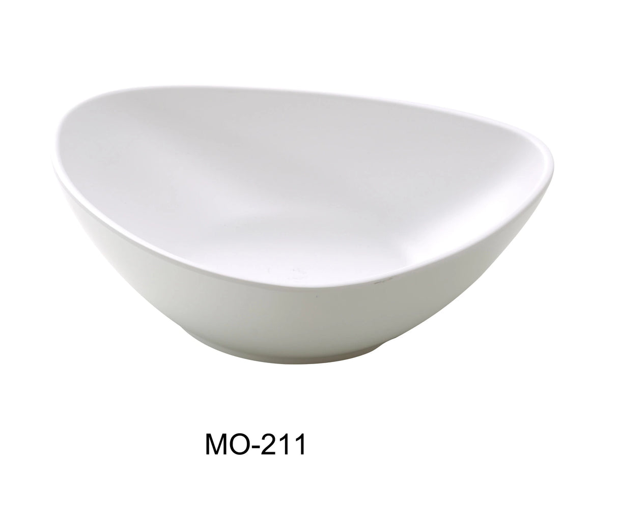 Yanco Moderne 11" X 9" X 3" Deep Triangle/Pasta Plate 60 Oz