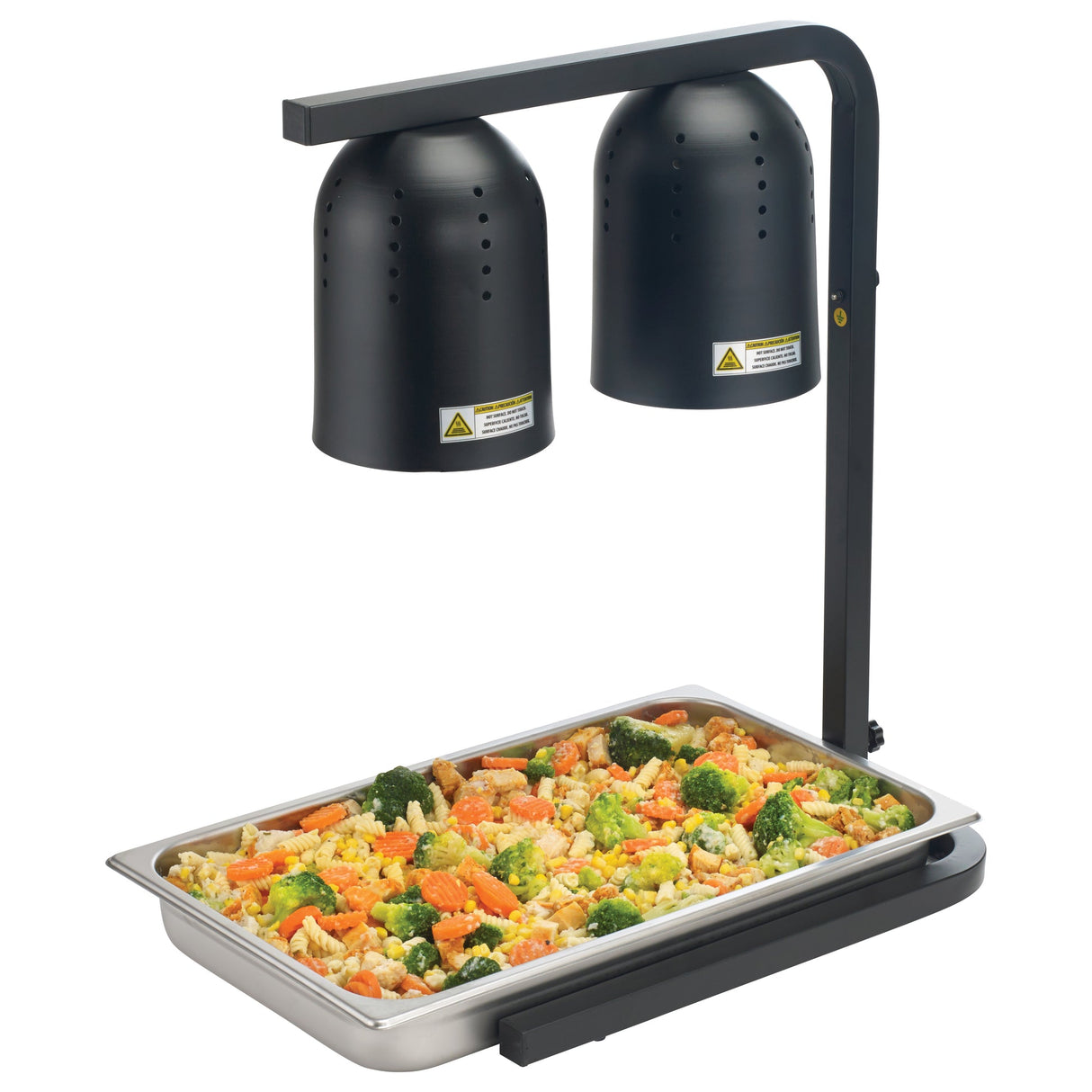 3-Position Electric Heat Lamp, Black