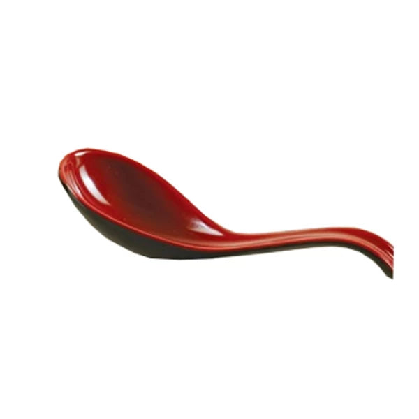Yanco BLACK & RED 6 1/2" X 2 1/4" SPOON