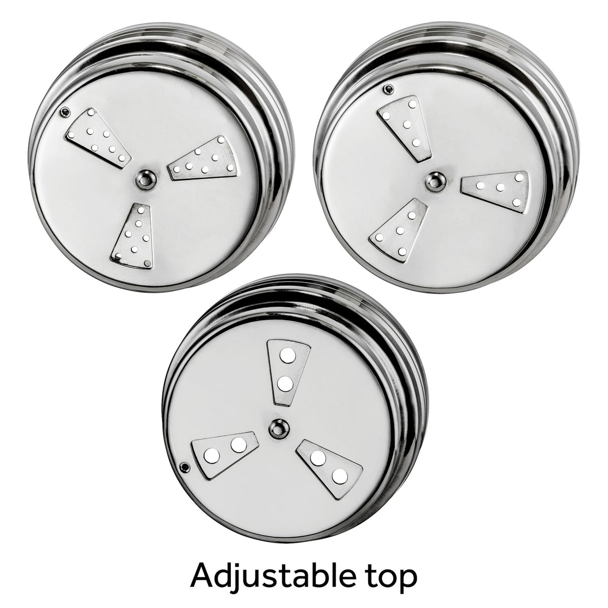 Adjustable Shaker Dredge, Stainless Steel, 8oz