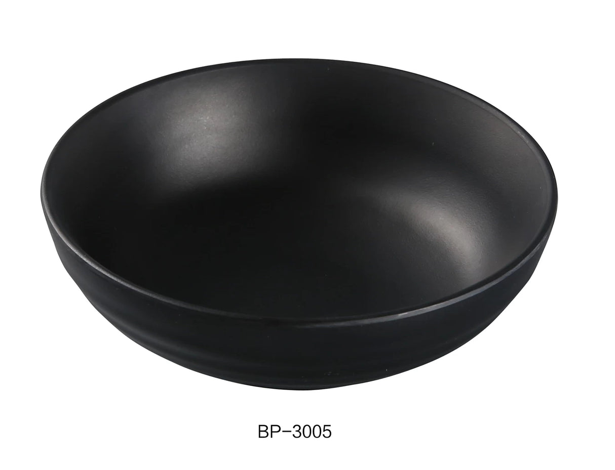 Yanco BLACK PEARL 5" X 1 1'2" SALAD BOWL 8 OZ