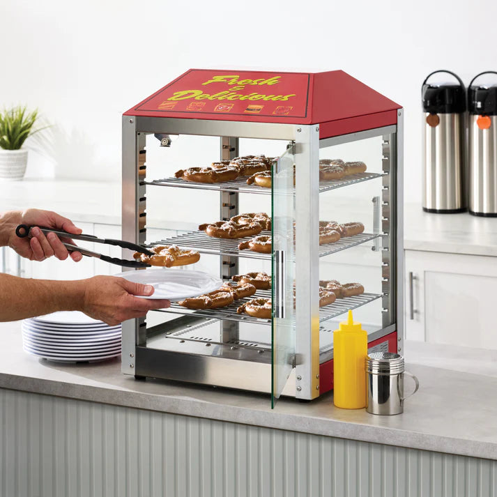 BenchmarkUSA 2 Door Pizza Warmer/Merchandiser: Versatile & High-Quality