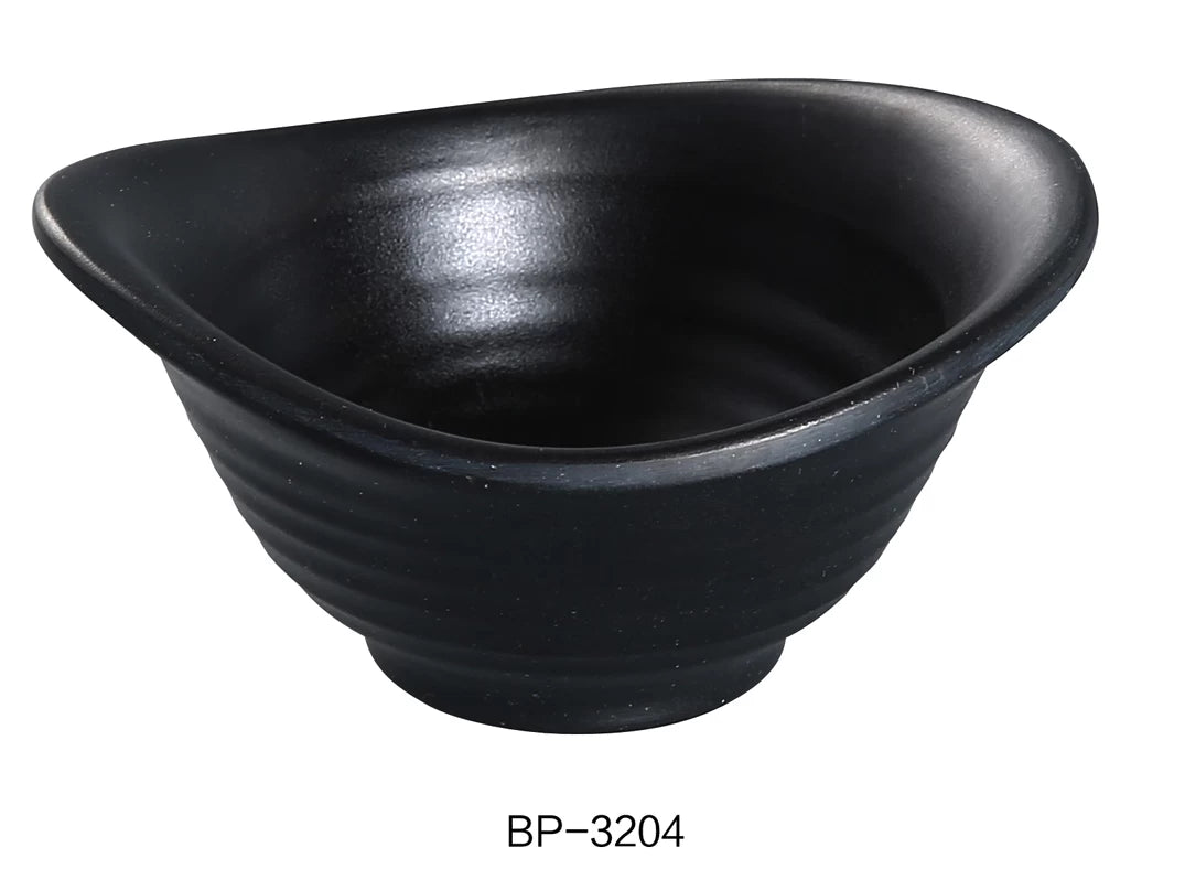 Yanco BLACK PEARL 4 3/4 X 3 3/4" YUANBAO BOWL 5 OZ