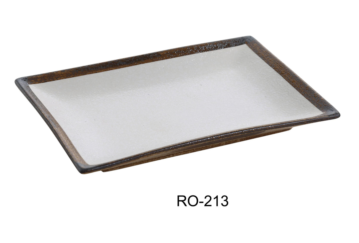 Yanco Rockeye 13 1/2" X 6 1/2" Rectangular Plate