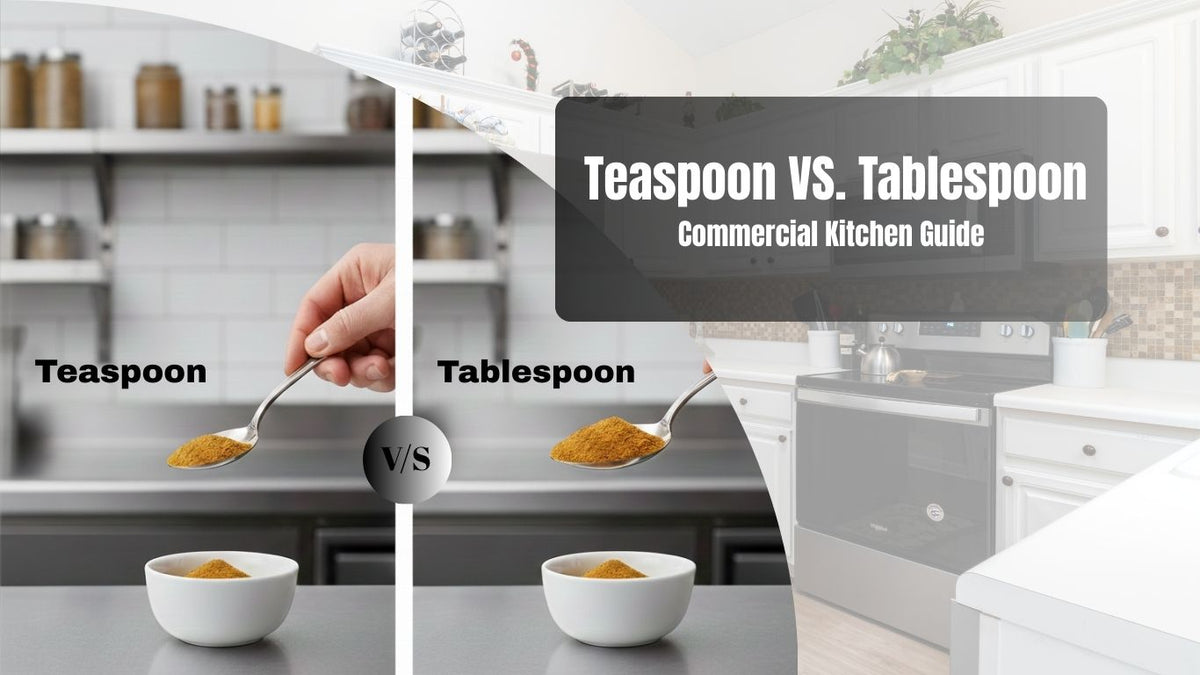 1 Tablespoon Teaspoon vs. Tablespoon: Professional Guide for Commercial Kitchens ...