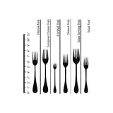 12 Pieces Each - 0030# Shangarila Cutlery Collection
