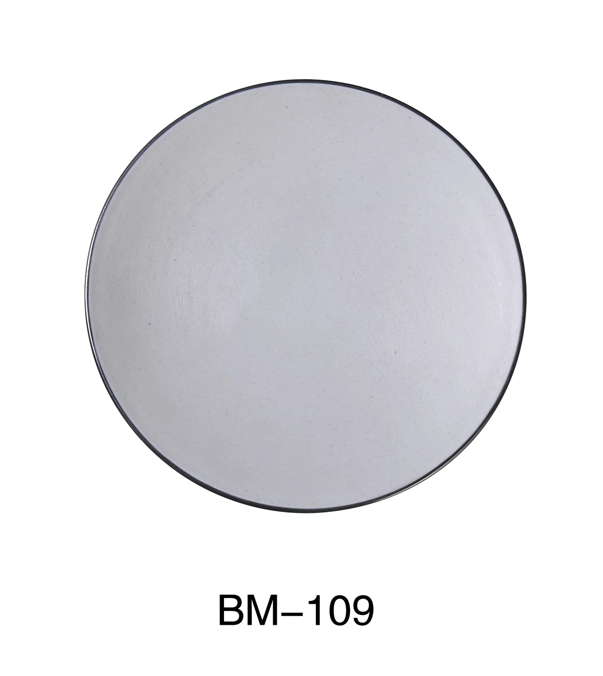 Yanco BIRMINGHAM 8 1/2"X1" ROUND PLATE