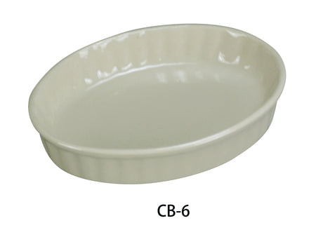 Yanco Recovery 6" X 4" X 1 1/4" Crème Brulee 6 Oz  American White