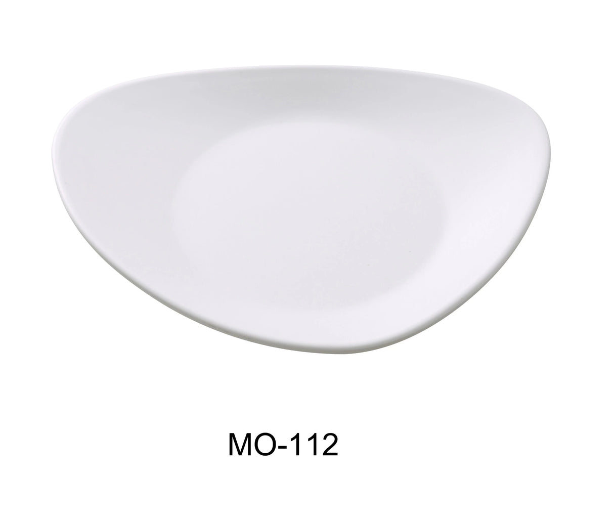 Yanco Moderne 12" X 10 1/2" Triangle Plate