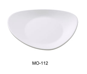 Yanco Moderne 12" X 10 1/2" Triangle Plate