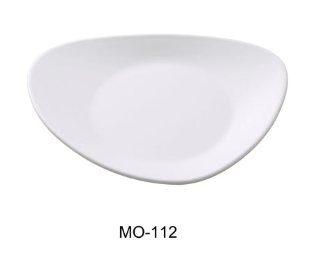 Yanco Moderne 12" X 10 1/2" Triangle Plate