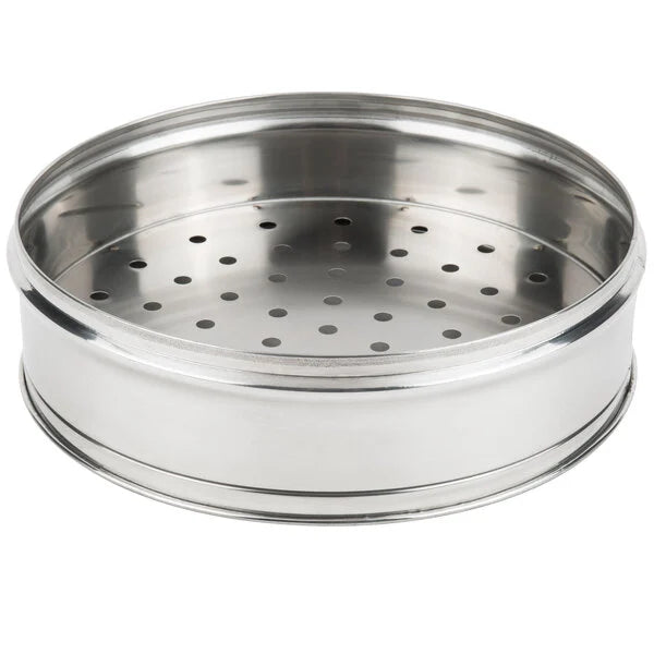 stainless steel steamer 12 inch hole bottom 不锈钢漏空蒸笼