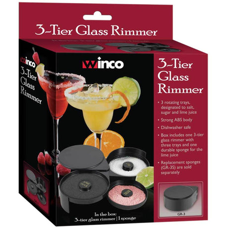 3-Tier Glass Rimmer