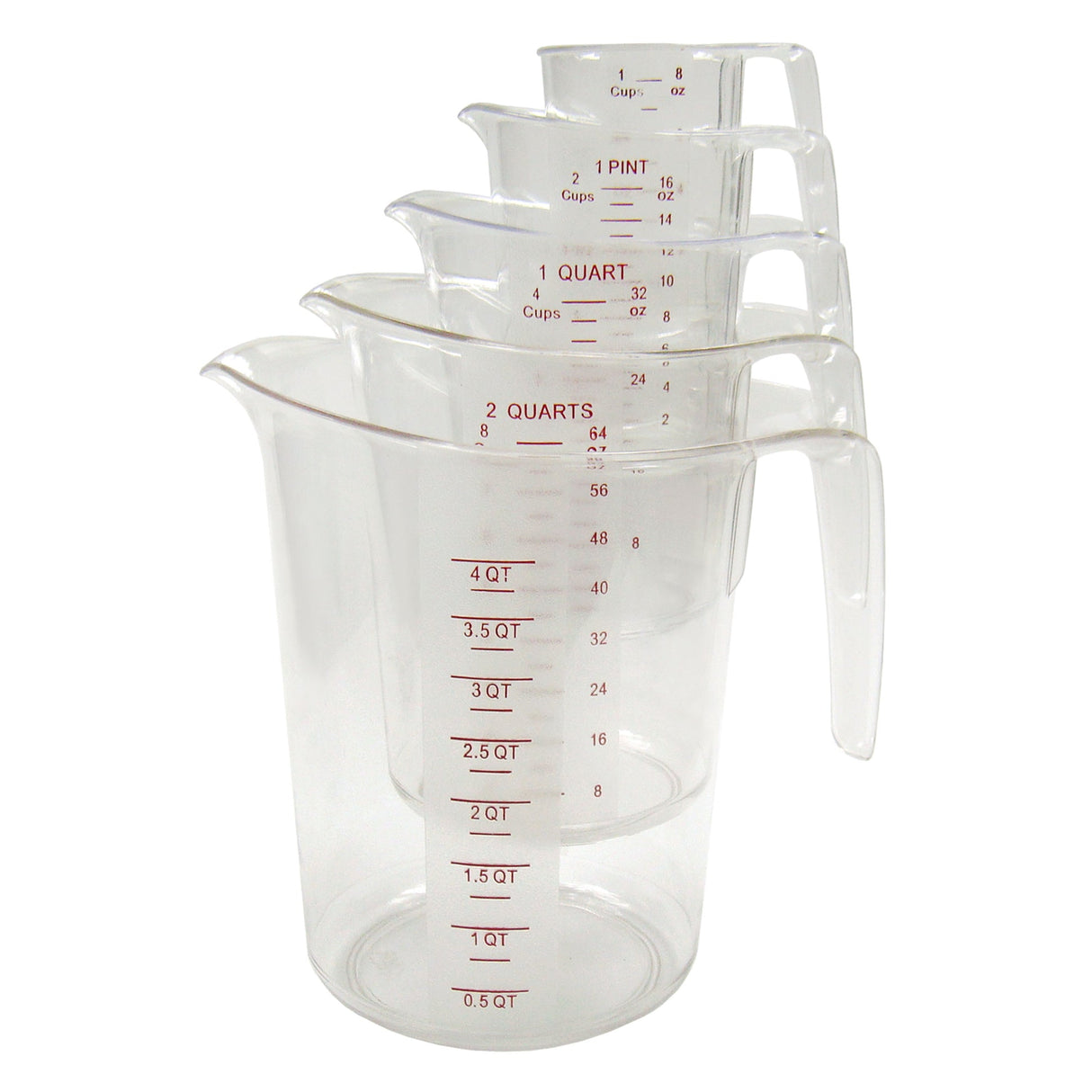 Polycarbonate Measuring Cup with Color Graduations