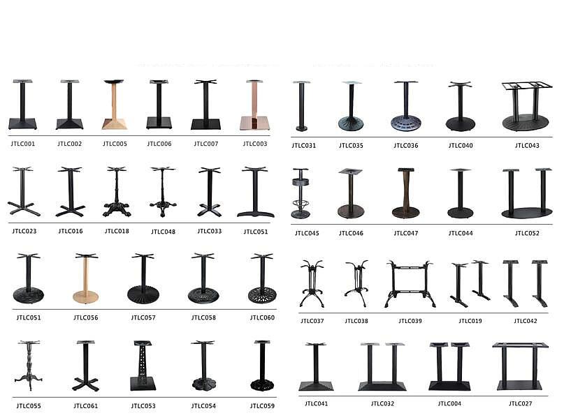 Slotted Table Base (Cast Iron) (Pair)