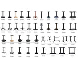 Slotted Table Base (Cast Iron) (Pair)