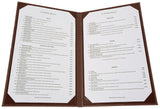 Two-View Menu Cover