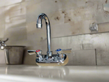 Krowne 4” Center Walk Mount Faucet With 3.5” Goose Neck Spout