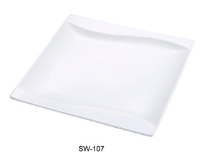 Yanco Sea Wave 7" Square Plate