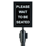 Stanchion Top Sign Frame