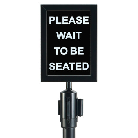 Stanchion Top Sign Frame