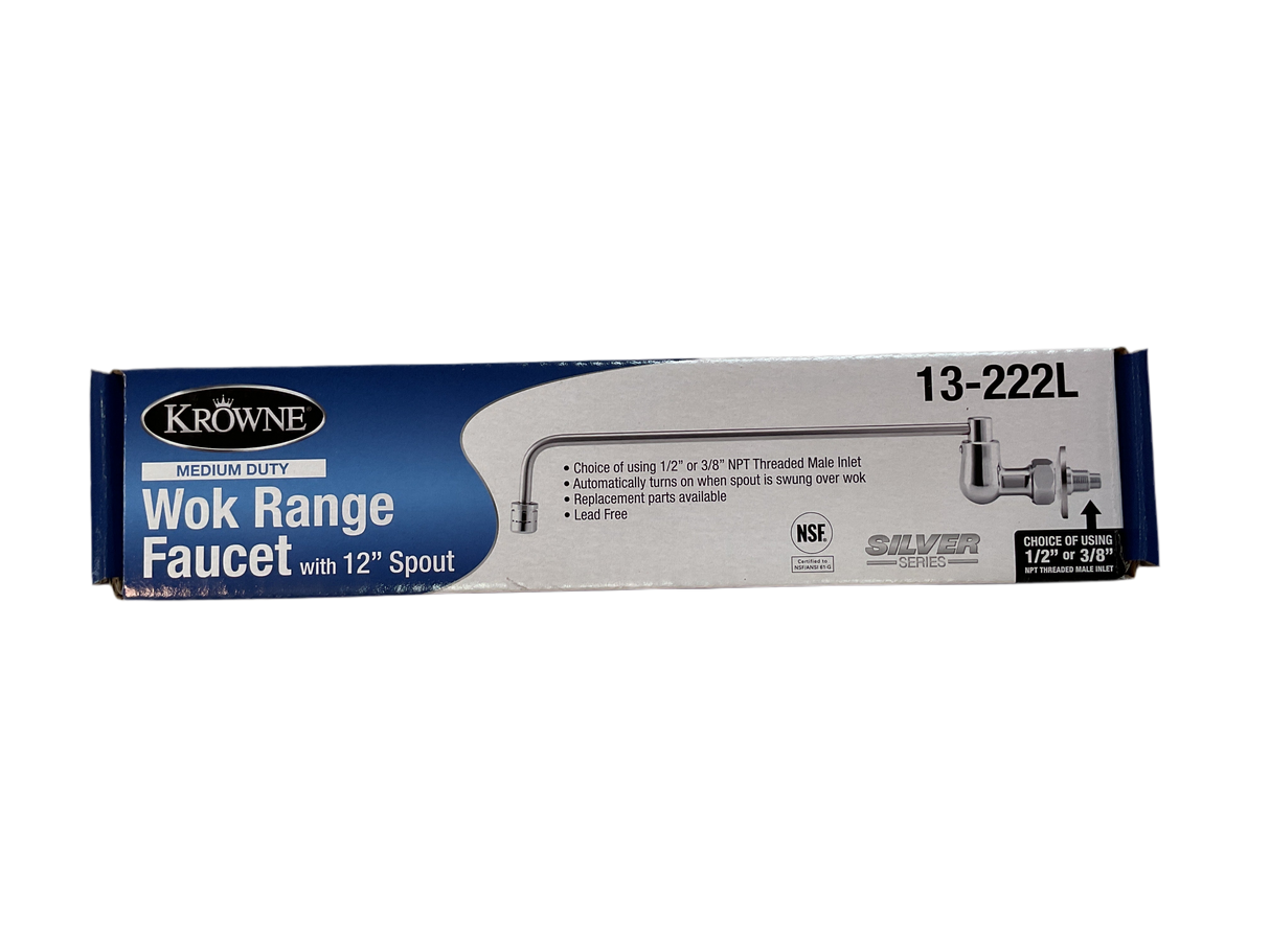 Work Range Faucet With 12” Spout