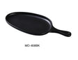 Yanco Moderne 14 1/2" X 6 1/2" X 1" Pan Plate With Handle Black