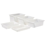 Food Storage Box, White Polypropylene
