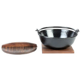 Thunder Group IRPA001 24 oz Round Japanese Noodle Bowl w/ Handle, Cast Iron